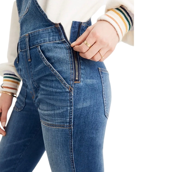 Madewell Skinny Overalls in Jansing Wash Small - Picture 4 of 7